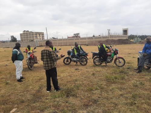 Outreach to Boda Boda riders