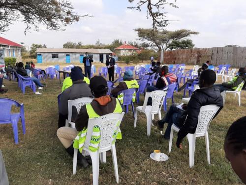 Outreach to Boda Boda riders