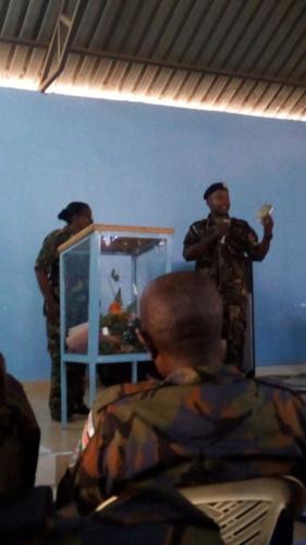 Launching the Military Bibles & Booklets Distribution Program